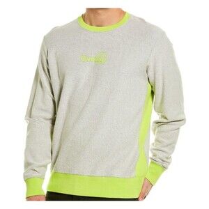 Ovadia New York Crew Neck Pullover Sweater Grey Large